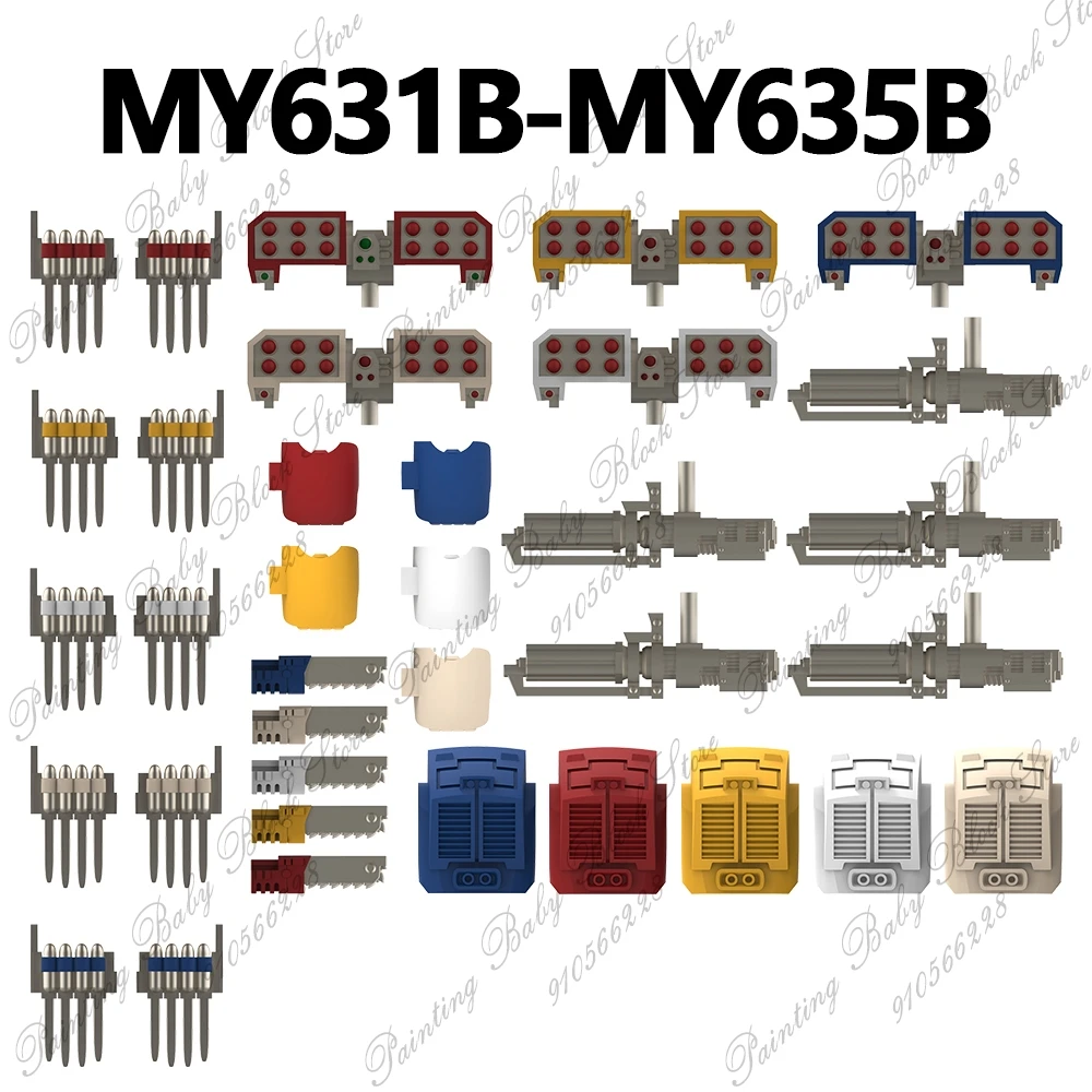 Building Block Toy Gift MY631A-MY635A MY631B-MY635B Compatible With Action Figure Part Kid Ask Custom Service For Complete Image - 2