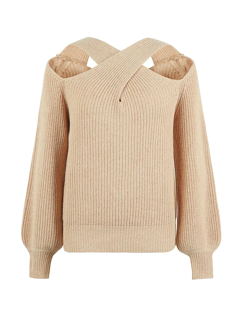Fitshinling Zip-Up Sweaters For Women Knit Tops Fashion Vintage Pullovers Boho Slim Sexy Cardigan Female Winter Clothes Knitwear
