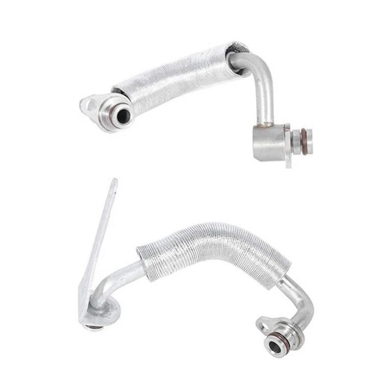 자동차 터보 차저 냉각수 파이프, BMW- 320I, 328I, 428I, 528I, X3, X4, X5 용, 2X 11538663517 11538663516, 왼쪽 및 오른쪽