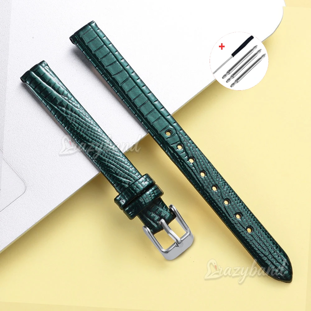 Premium Brown Slim Leather Watch Band – Soft, High-Quality Universal Wristband