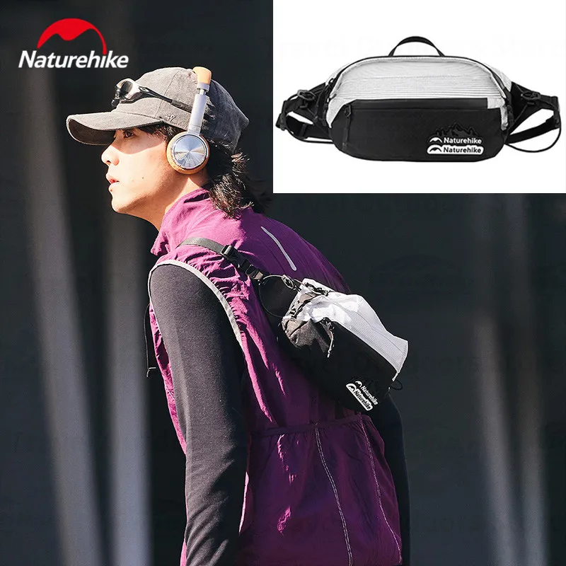 Naturehike 5L Shoulder Bag Outdoor Travel Waist bag Sports Bag For Bicycle Fishing Hiking Lightweight Waterproof Camping