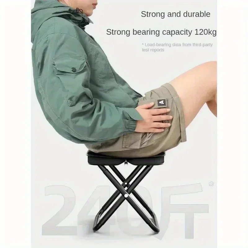 Portable multifunctional outdoor picnic camping folding chair ultra light fishing stool travel stool fishing accessories