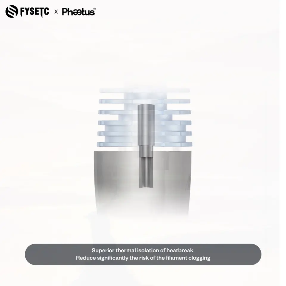 FYSETC Phaetus Rapido Hotend 2.0 HF/UHF Support Fast Printing and Fast Heating For Voron Vzbot 3d Printers image 6