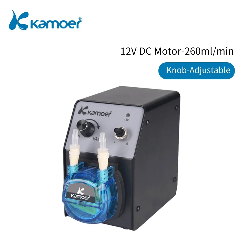

Дозирующий Насос Kamoer KCP PRO2 12 В Перистальтический дозирующий насос с высоким разрезом, используемый для химических экспериментов и переноса жидкости