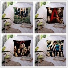 

Custom Pretty Little Liars Square Pillowcase Polyester Linen Velvet Printed Zip Decor Pillow Case Car 22119-13