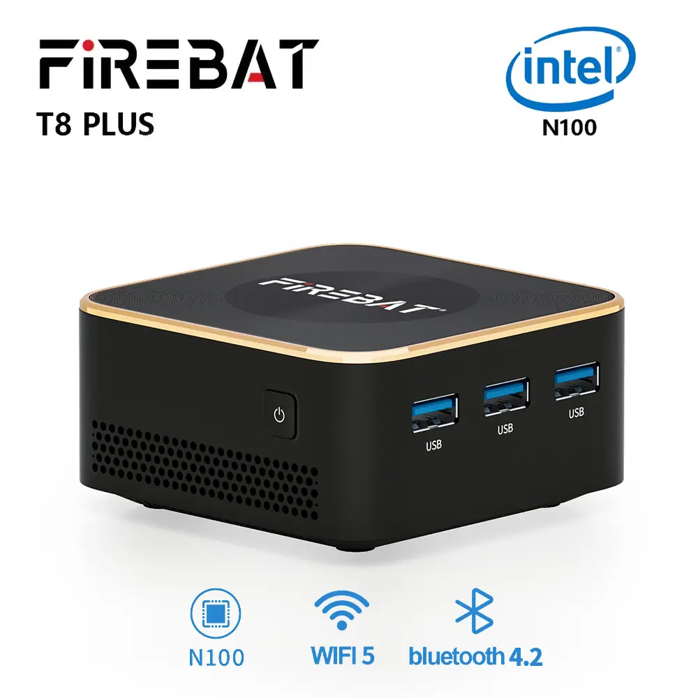 Firebat ミニPC N100 RAM 16GB SSD 512GB Intel N100搭載「Firebat S1ミニPC」自腹レビュー – 16GB RAM+