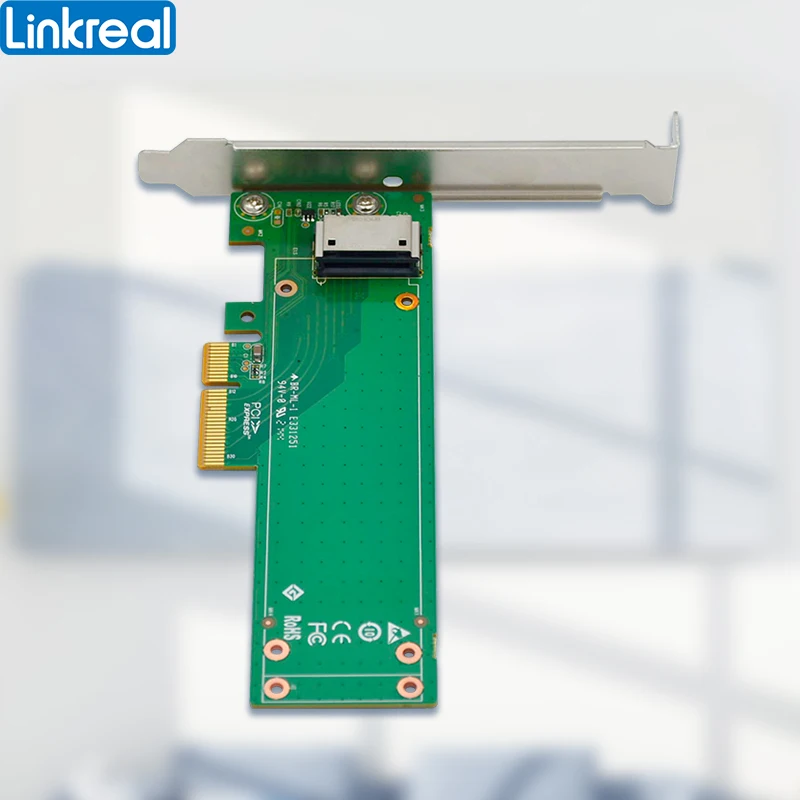 Linkreal Pcie 4.0x4 para Nvme Edsff 1u Curto E1.s Adapter-lrnv9en4 - Imagem 5