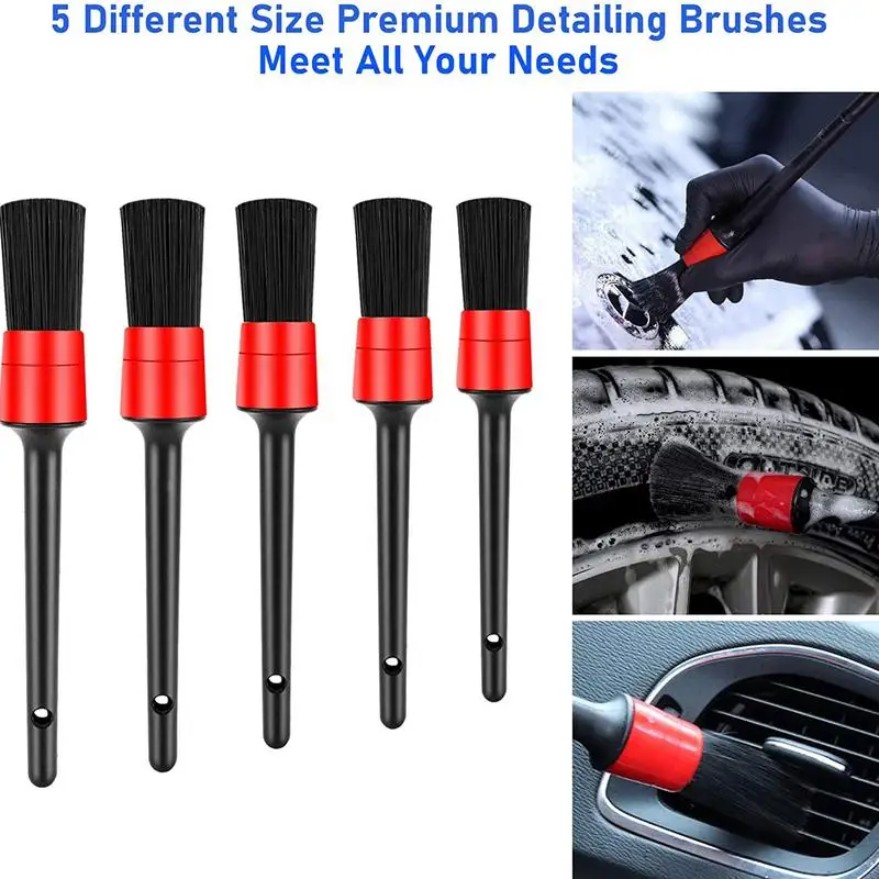 Wheel Brushes For Cleaning Wheels 20-Pcs Tire Brushes For Car