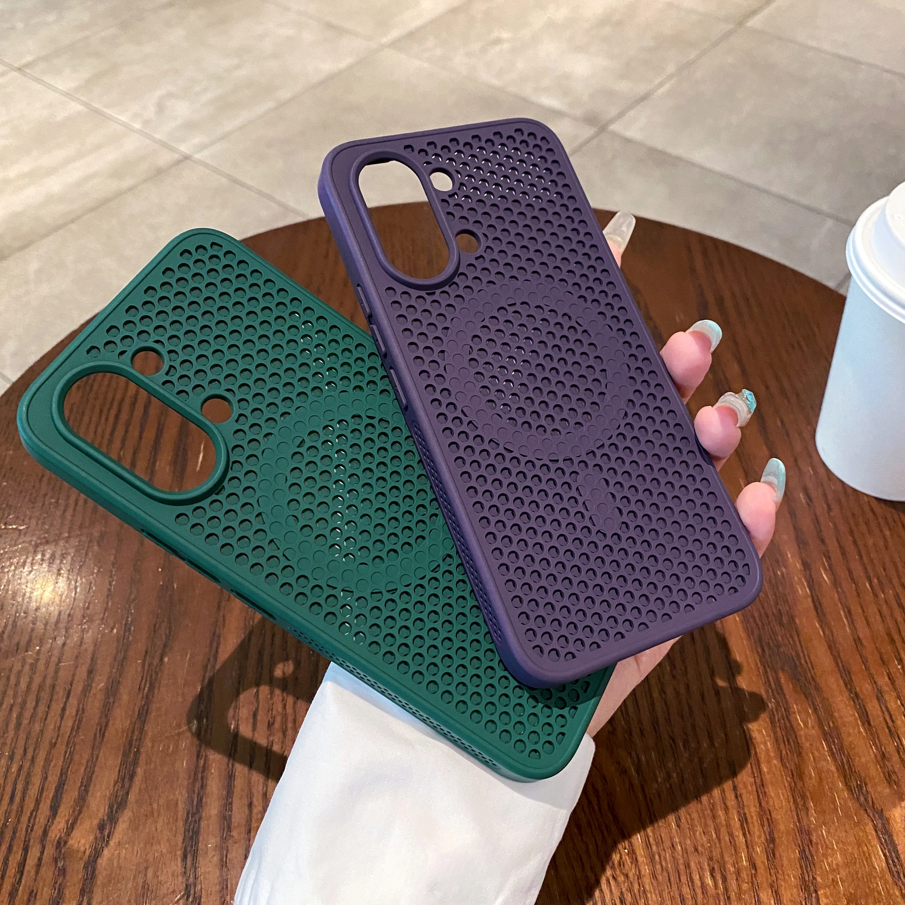 Enhanced Magnetic Cooling Case - Shockproof Slim PC Hard Cover with Heat Dissipation