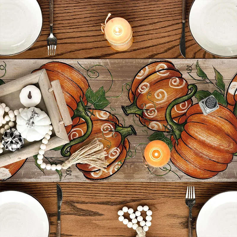 Autumn Pumpkin Table Runner 5