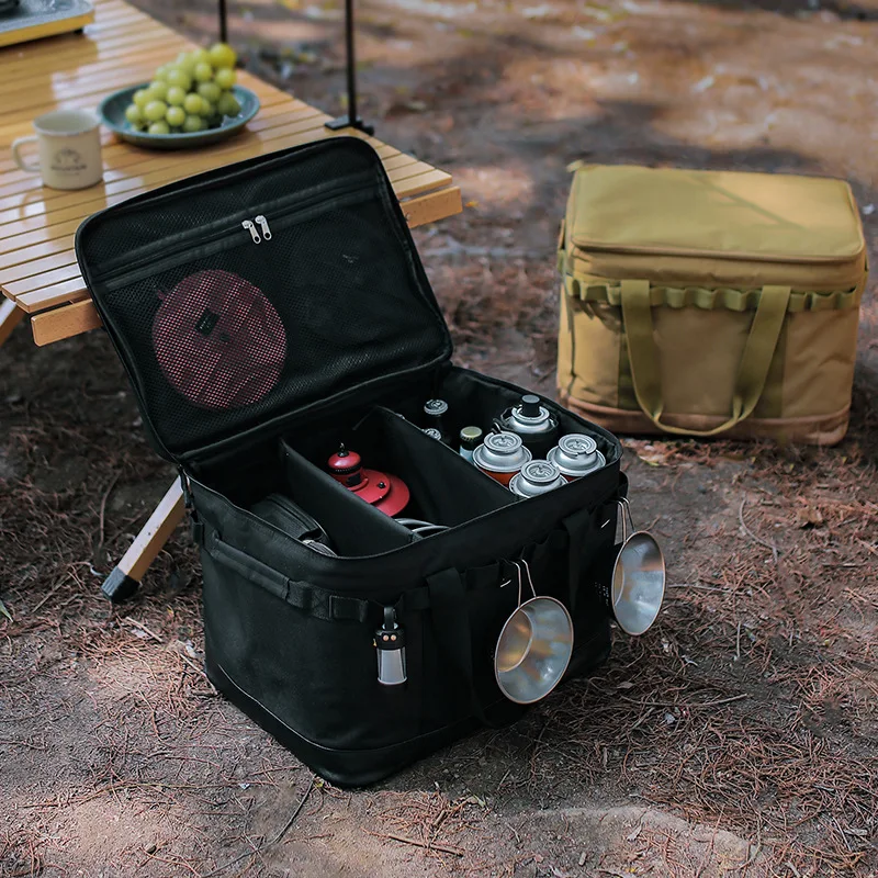 

New Outdoor Camping Storage Bag Camping Hiking Meal Bag Large Storage Lamp Tableware Bag Camping Tool Picnic Camp Travel Bag