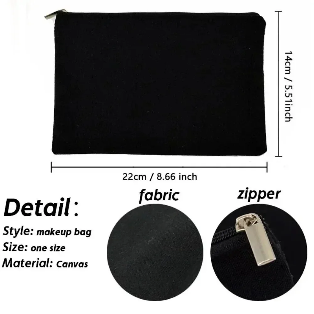 Spanish Print Cosmetic Bag Portable Zipper Pouches Large Capacity Travel Shower Makeup Bag Back To School Gift To Teacher 2