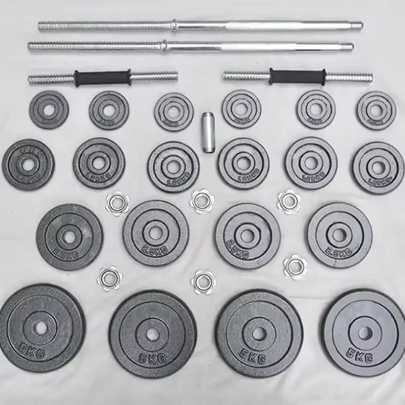 10kg 15kg 20kg 30kg Gym Home Weightlifting Dumbbells with Box Painted Black Painted Cast Iron Dumbbells Barbell Set. - Image 5