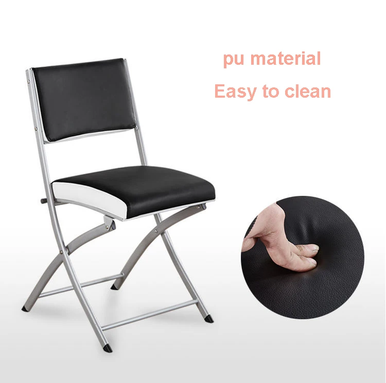 Description Picture 6 of itemModern Outdoor Leisure Portable Folding Metal Chair Home Fashion Dining Bench Office Computer Armchair