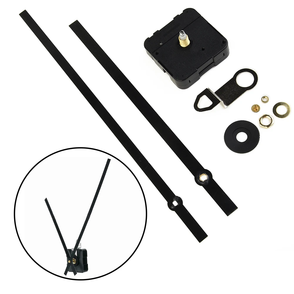 DIY Quartz Wall Clock Kit with Easy-Install Mechanism and Adjustable Hands