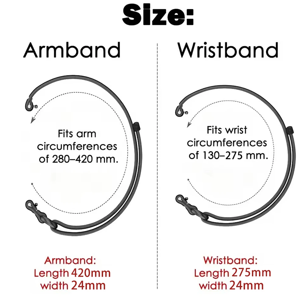 Sport Nylon Braided Velcro Loop Watch Strap Bracelet