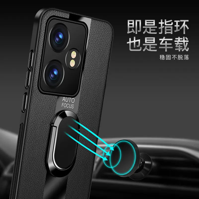 Luxury Leather Stand Magnetic Shockproof Bumper Case