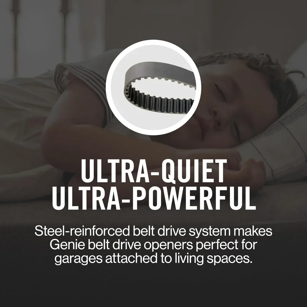 7155TKV Belt Garage Door Opener with Battery Backup and