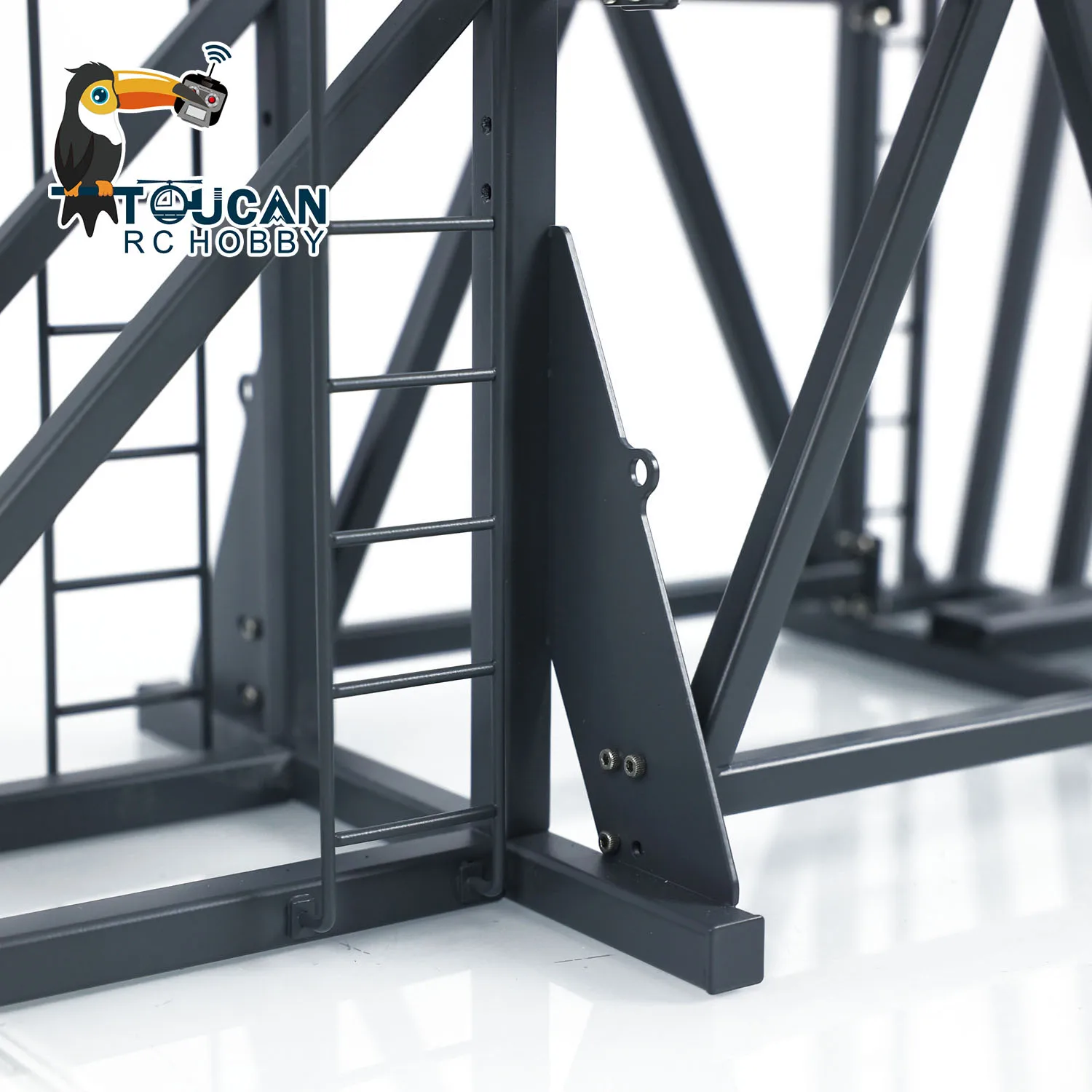 Sfe9ec2966fef4386bc70d76b0728519f7 1/14 koparki hydrauliczne RC K970-300 maszyna do rozbiórki z wymiennym 2-ramiennym zdalnie sterowanym dźwiękiem TOUCAN