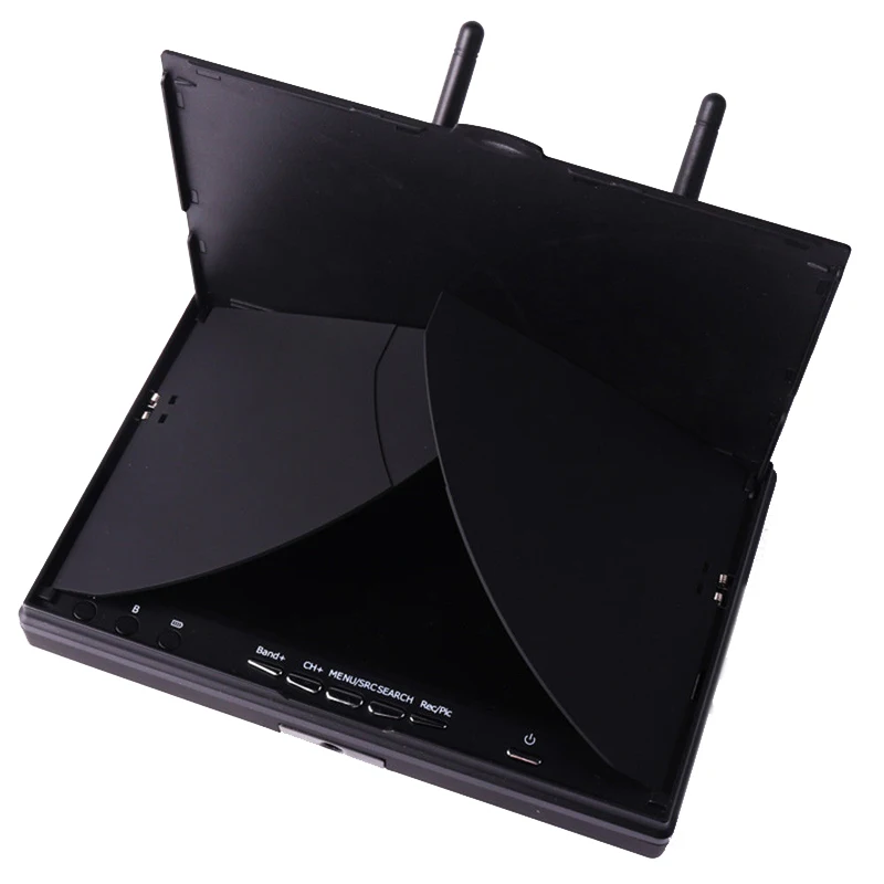 Fpvマルチコプタードローン用アンテナ付き7インチlcdレシーバー