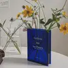 Book Vase for Flowers Nordic Style Clear Acrylic Book Design Vase Transparent Aesthetic Flower Vase Office Home Room Decorations 2