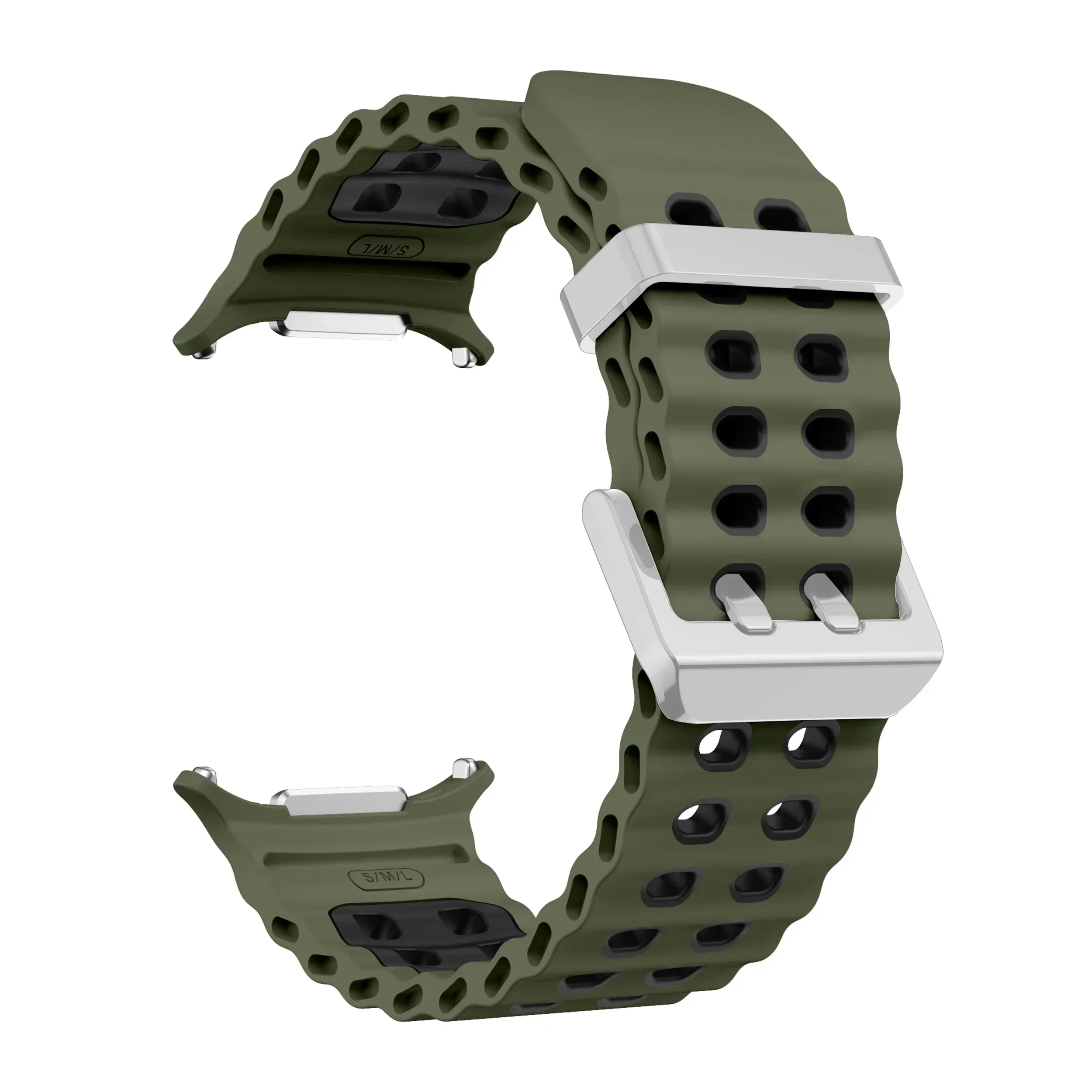 Marine Silicone Sport Bracelet - Premium Strap for Smartwatch Accessories