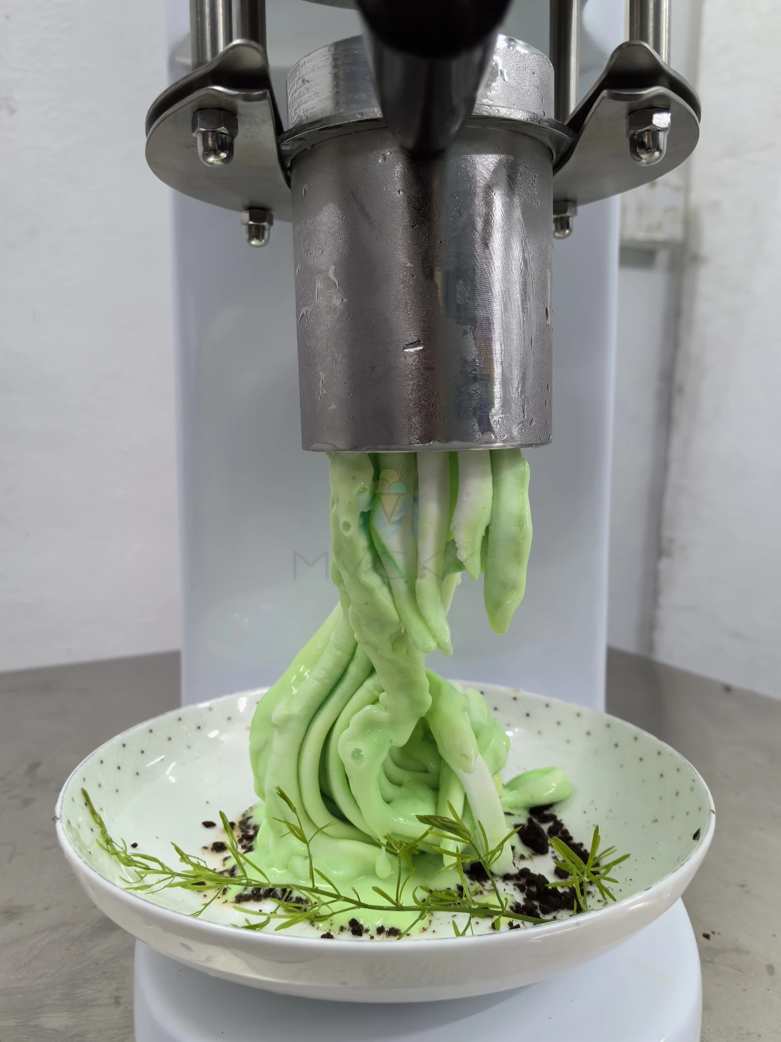 Mvckyi spaghetti noodle ice cream machine automatic ice cream embossing noodle ice cream machine spaghetti gelato making machine 5