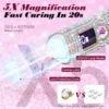 DianaBeauty Handheld Nail Dryer Lamp UV/LED Nail Curing All Gel Polish Nail Art Tool USB Rechargeabl Quick Dry Nail Lamp 4