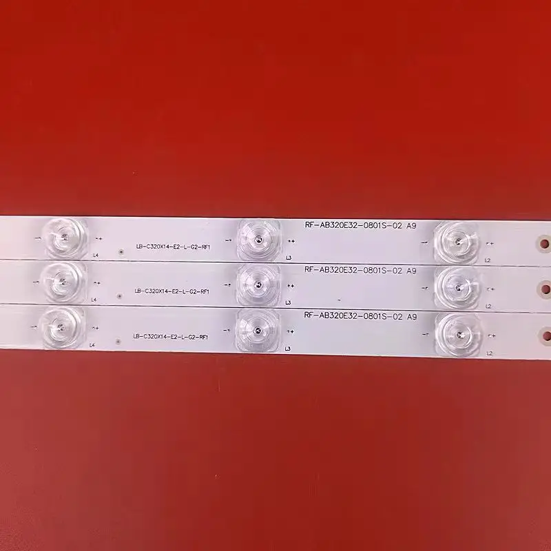 LED Backlight LED Strip For RF-AB320E32-0801S-02 A9 RF-AB320E32-0801S-03A1 LB-C320X14-E2-P-G1-RF2 DEXP H32B7000C