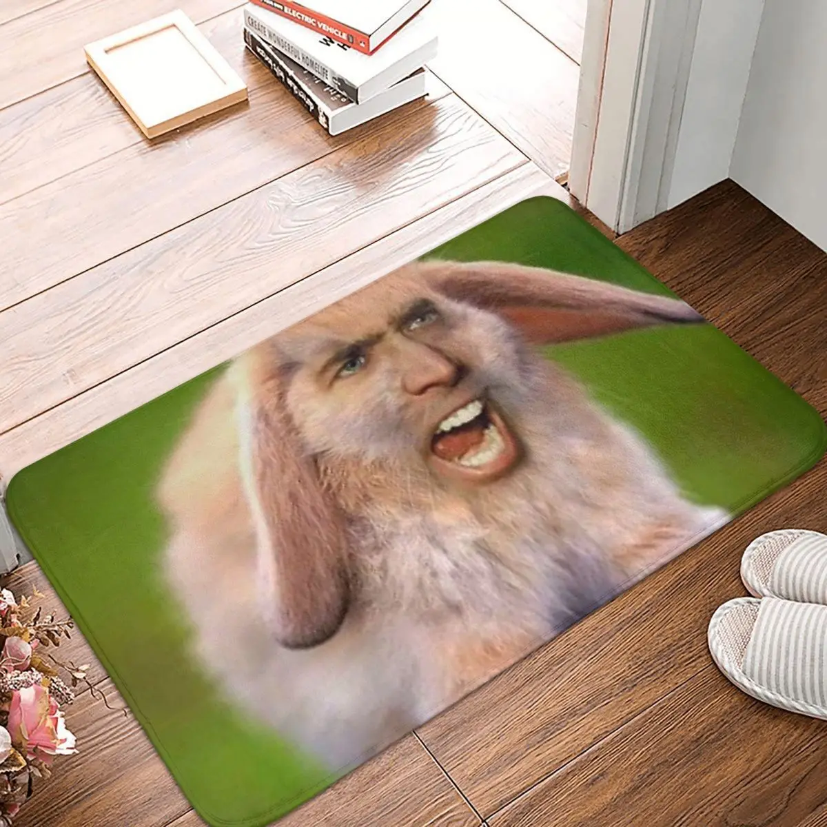 Felpudo Antidlizante Para Decoración Interior, Alfombra De Baño Con
