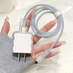 Premium Transparent Charger Case with Cute Design and Enhanced Protection (For 18-20W)