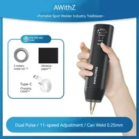 Awithz H1 4.2V Spot Welding Machine For 18650 Batteries Nickel Plates Strip Tape Diy Spot Welder Weld Points Soldering Iron 2
