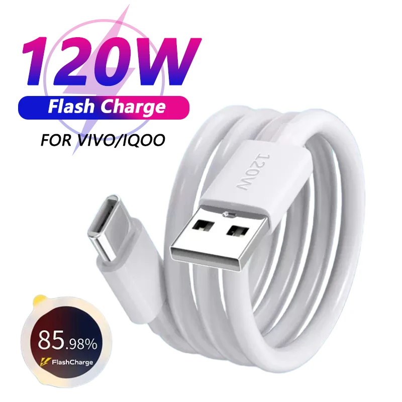 120W Super Flash Charge Type-C Cable with Fast Charger