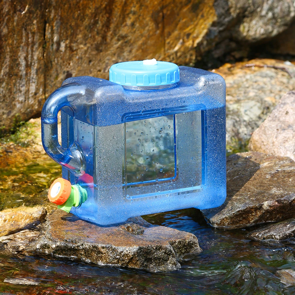 Portable Food Grade Water Container with Faucet for Outdoor Camping