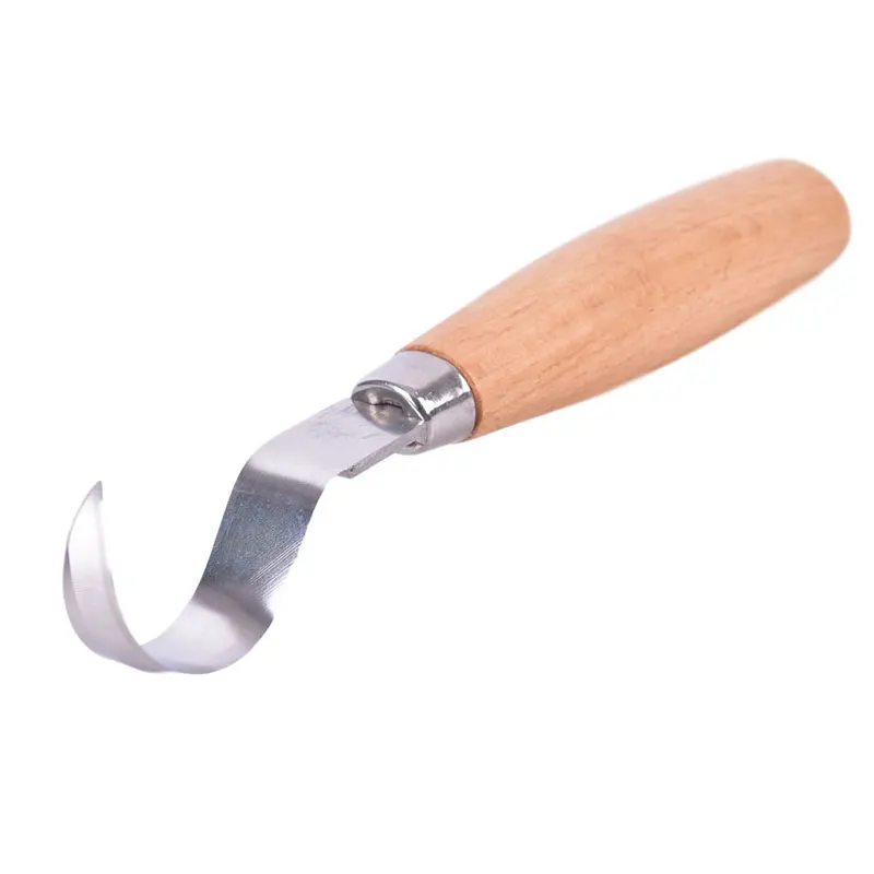 DIY 나무 손잡이 스푼 후크 나이프, 조각 도구, 목공 공예 도구