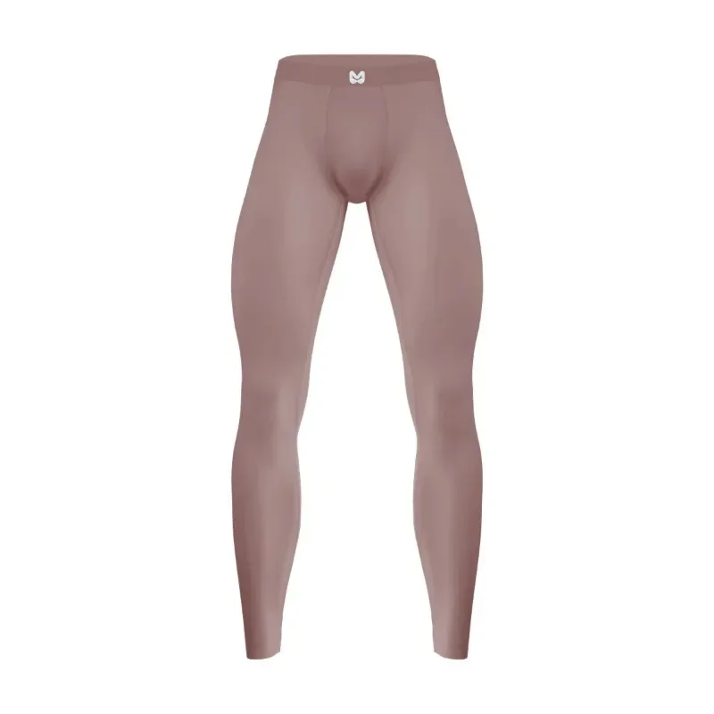 Sexy Silky Nude Men's Seamless Ultra-thin Leggings Breathable Exercise Fitness Tight Elasticity Pants Sex Game Fun Exotic Pants