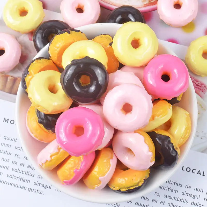 6pcs Doughnuts/Dessert/Donut/Miniatures Food/Cute/Fairy