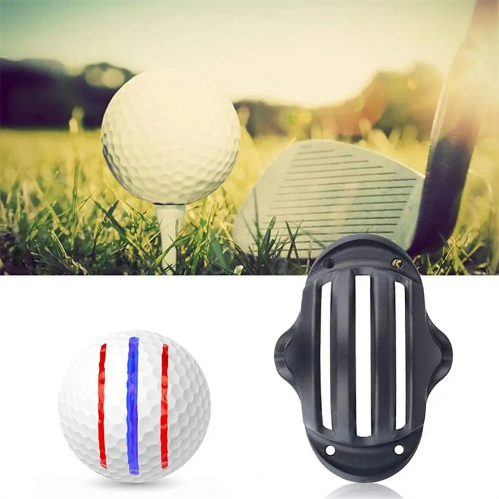 1 Set Golf Ball Marking Tool Line Drawer Stencil And Pens Golf Accessories