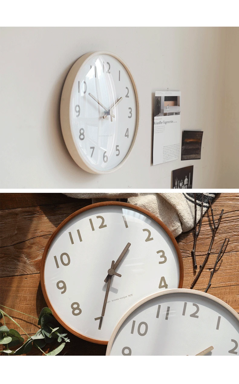 Modern Nordic Style 12 Inch Wall Clocks Homesense For Living Room