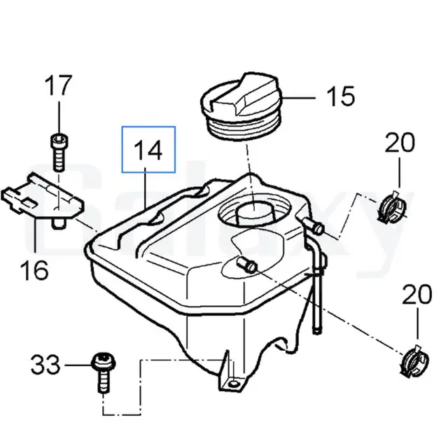 Reamocéa – bouchon de radiateur pour réservoir d'expansion, pour