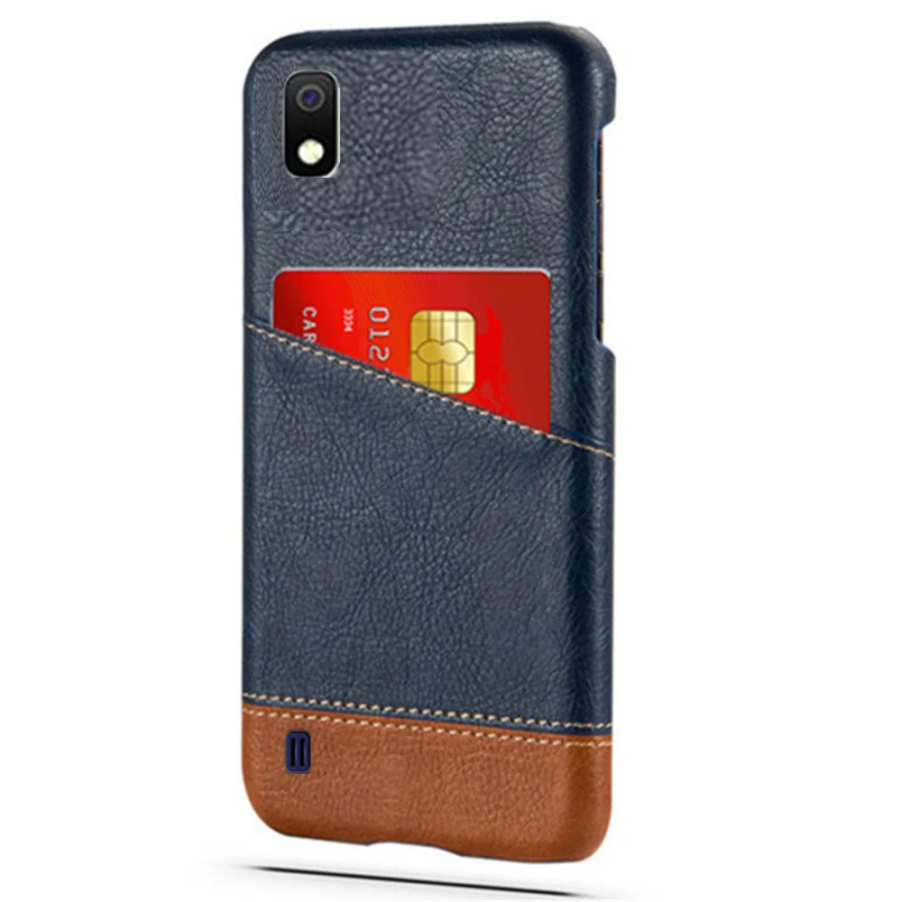 Custodia Sottile Per Samsung Galaxy A10 Custodia Porta Slot Per Schede Giuntura Mista Custodia In Pelle Pu Per Samsung Galaxy A10 A 10 A105F A105
