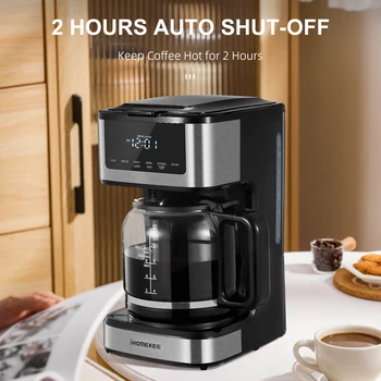 Programmable Drip Coffee Maker 12 Cup, Coffee Machine with Iced Coffee Function, Touch Screen, Regular & Strong Brew 3