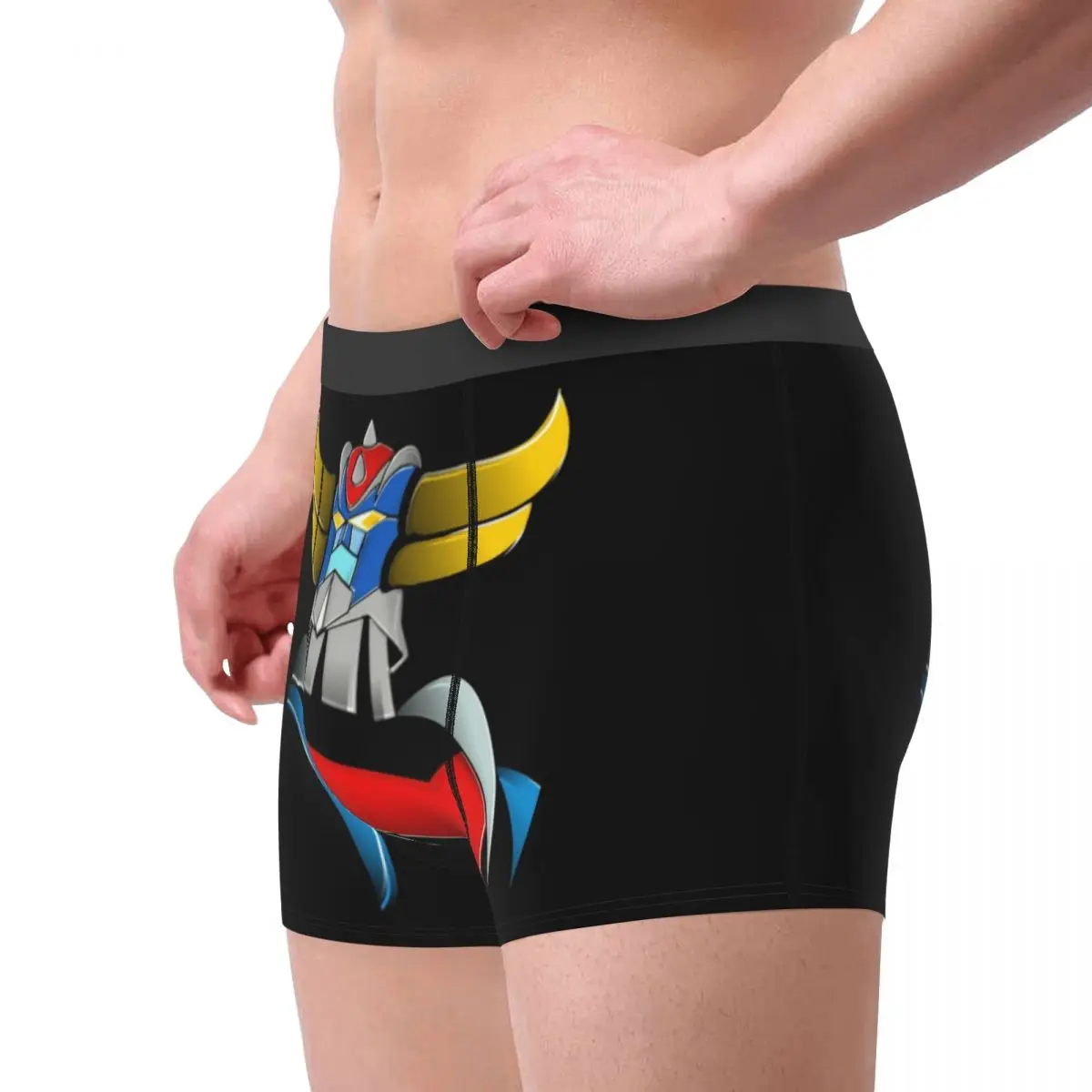 Custom Novelty Goldorak Ufo Robot Grendizer Boxers Shorts Panties Male Underpants Breathbale Briefs Underwear 3