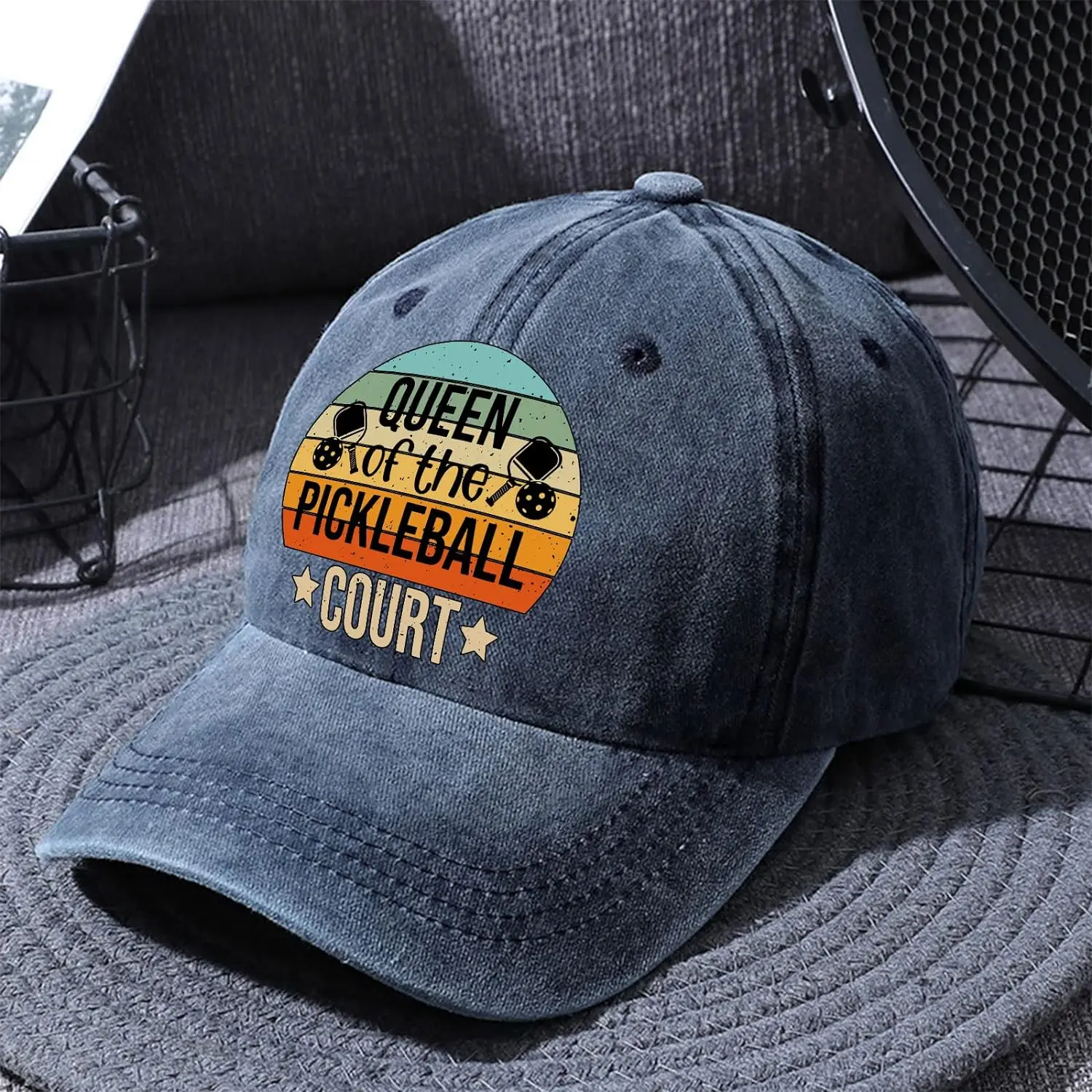 Queen Pickleball Baseball Hat 4