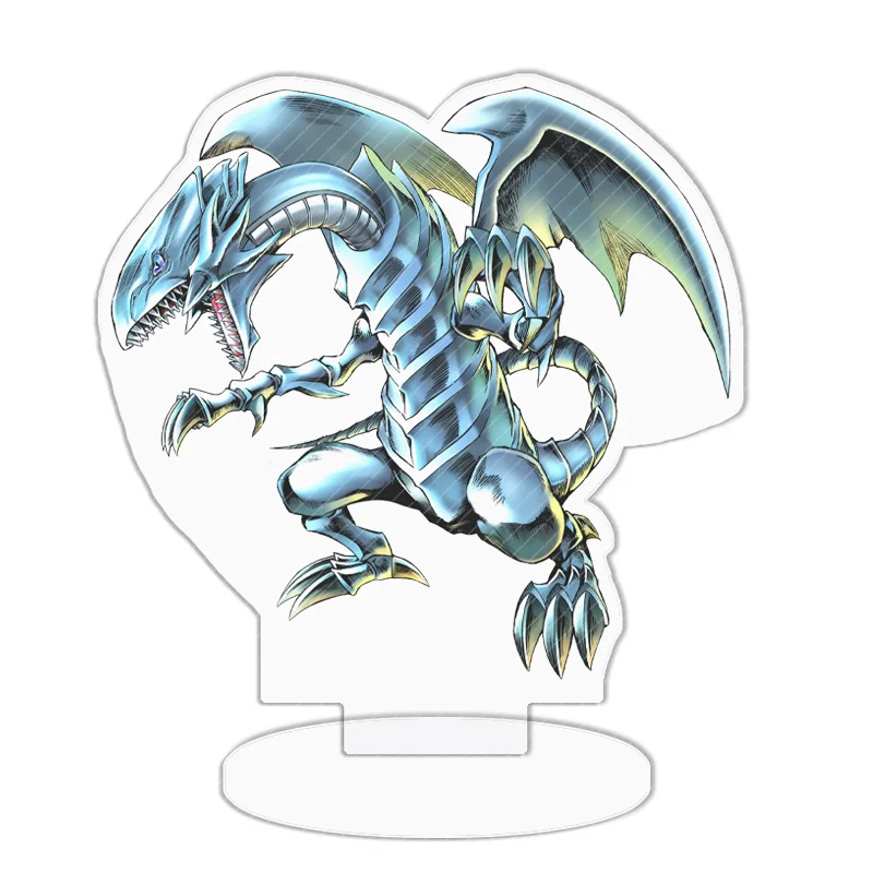 Acrylic Standing Sign: Black Rose Dragon & Dark Magician Anime Decor