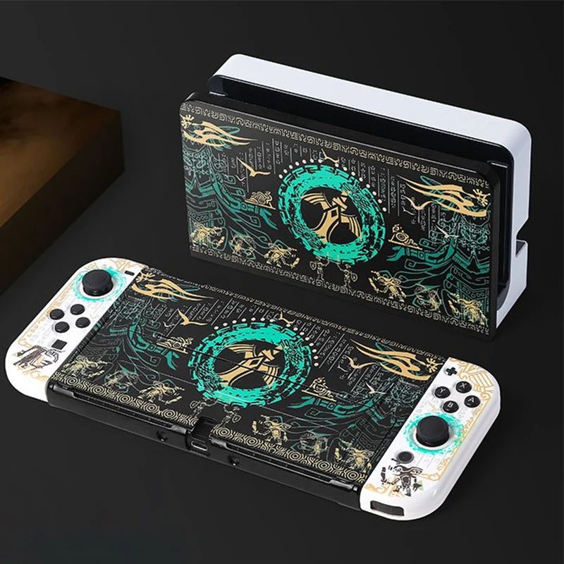 

For Zelda Tears of Kingdom Switch Oled Case Hard Protective Cover for Nintendo Switch OLED Game Console Shell Switch Case