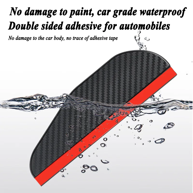 Car Rear View Mirror Rain Eyebrow Visor 2pcs Rain Cover for SMART Fortwo Forfour 453 451 452 450
