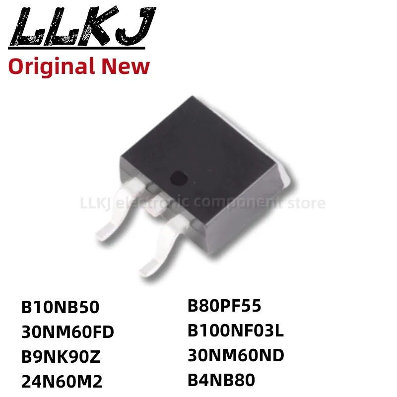 

1 шт. STB10NB50 STB30NM60FD STB9NK90Z STB24N60M2 STB80PF55 STB100NF03L STB30NM60ND STB4NB80 TO263 MOS FET TO-263