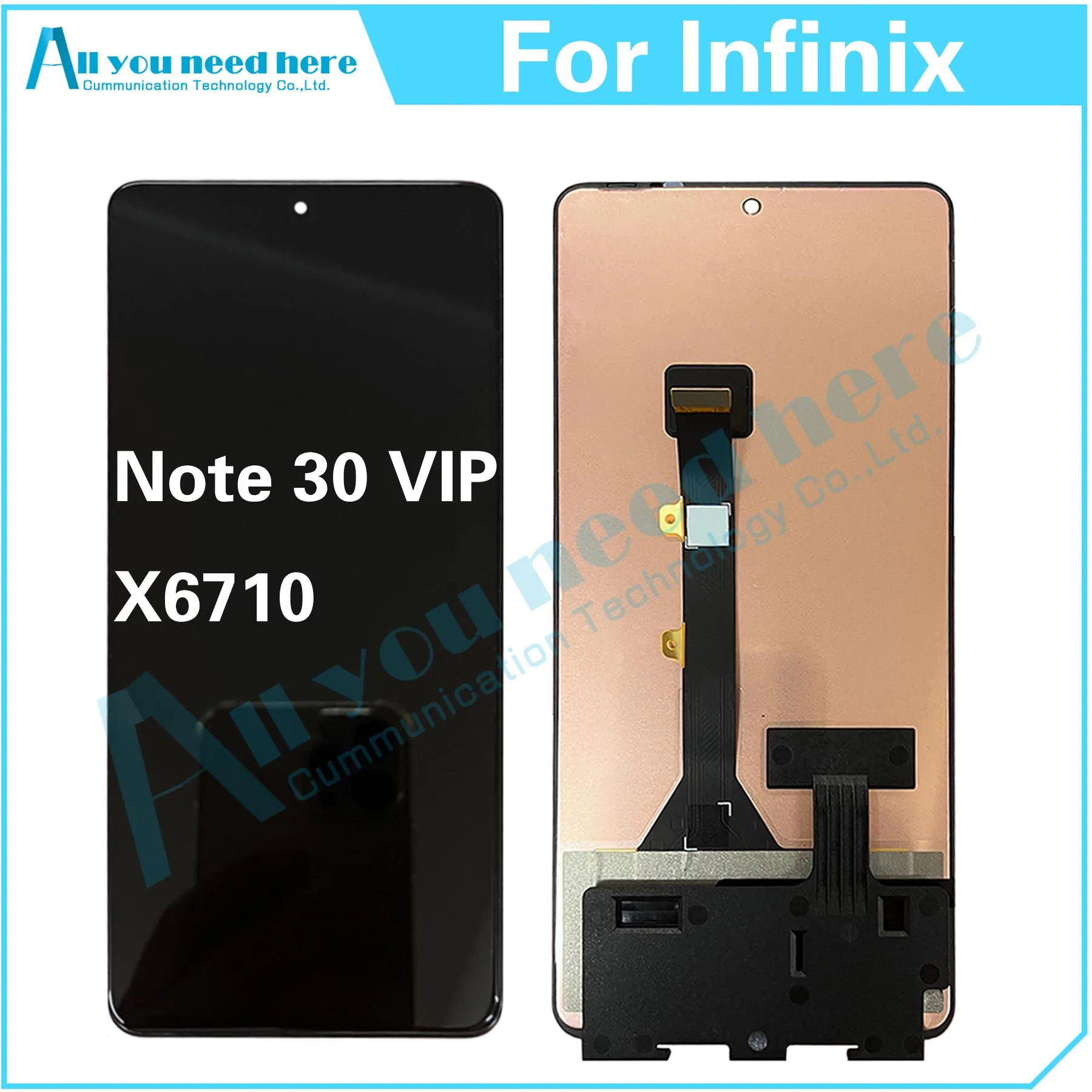 

100% Test For Infinix Note 30 VIP X6710 Note30VIP LCD Display Touch Screen Digitizer Assembly Repair Parts Replacement