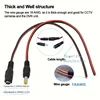 12V Dc Power Pigtail Plug Cable DC Male Female Security adapter Connector 5.5mm X 2.1mm For CCTV Cameras 6